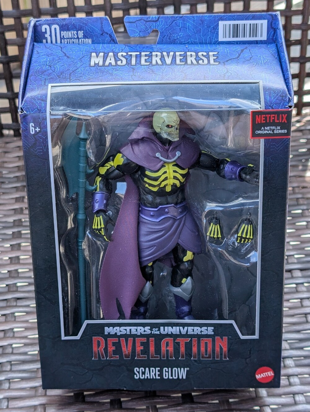 Masters of the Universe Revelation Scare Glow Action Figure, 2021